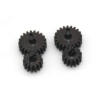 rc 바퀴 FMS FCX24 1/24 Xiaoqi RC 원격 제어 자동차 도어 브리지 메탈 기어 업그레이드 액세서리 스티어, 01 빨간