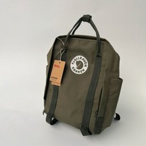 피엘라벤 칸켄가방 FJALLRAVEN 방 하이 여행 방수 여성 캐주얼 포그 레인보우 아트, 모스 그린