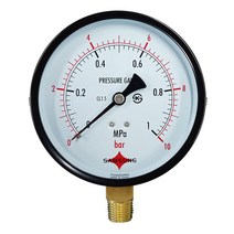 가장 널리 사용되는 삼성계기 일반 압력계 A타입 100파이 10bar, 1개