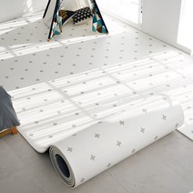제로벨 1+1 15T PVC 층간소음 롤매트 폭140cm x 4m 거실 아이방 유아 어린이 놀이방 매트, 크로스