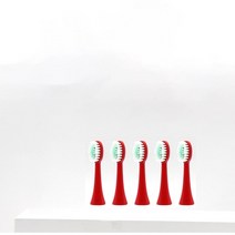 충전식 스마트 소닉 전동 칫솔 6 개 교체용 어린이 치아 미백 만화 패턴, 10.5 replacement heads