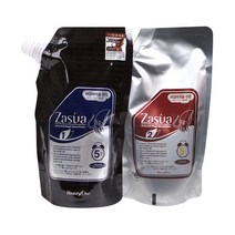 뷰티원 자수아 매직 5분 스피드 칼라 오징어먹물염색 1제 500g + 2제 500ml, 3N 진한갈색, 1세트