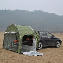 오토캠핑장 자동릴선 릴선자동 오토릴선 러그박스 휴대용 방수 자동차 후면 텐트 자전거 확장 텐트 야외 캠핑 쉼터 suv 대형 공간 트레일러 루프 탑 텐트, 초록