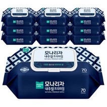 모나리자 내추럴 프리미엄 물티슈 70매*10입