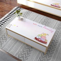 테이블 보 식탁 매트 방수 오염 방지 소프트 플라스틱 글라스 쿠션 TV 매트 거실 주방, 70x120cm, KT46-family