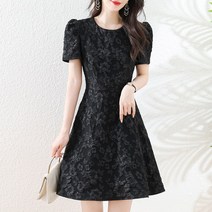 Amaethon 여름 여성 하객룩 레이스 미니 원피스