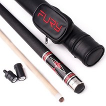 큐 당구 카본 큐대 상대 Fury 풀 수입 미국 메이플 샤프트 소 가죽 랩 스틱 키트 전문 선수가 추천, 11.75mm, LH-2 레드 케이스 포함
