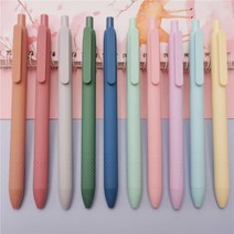볼펜 펜 검정볼펜 마카롱볼펜 예쁜볼펜 판촉볼펜 단체선물 학용품 사무용품 신학기볼펜 공부 0.5mm 1+1, 마카롱_블루