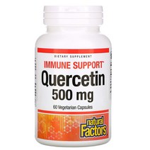 내추럴팩터스 퀘르세틴 500MG VeggieCapsules 60정