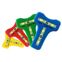 [스포츠레저] 경사도측정 클립형 볼마커 수평계 수직계 4컬러 [W1F86D1], 그린