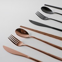 세린델 스텐 커트러리 4종 2color, 로즈골드, 젓가락