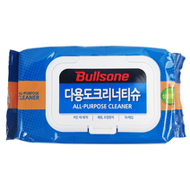 아빠의도전 불스원샷 티슈 차량용 세정티슈 다용도 크리너, 5개