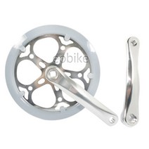 1단 알로이 크랑크 세트 52T (170mm)접이식 및 미니벨로용/자전거 크랭크, 1개