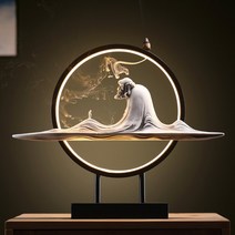 인센스 챔버 스틱 홀더 향로 향초 홈 실내 맞춤형 거실 현관 세라믹 장식품, 4. 问禅简约佛珠倒流香60个