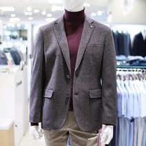 이랜드 [크로커다일]크로커다일 남성 F/W 가을 겨울 베이직 캐주얼 브라운 울자켓 SPA8JK4104_엔씨송파점
