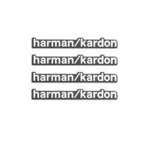 알루미늄 Harman/Kardon 자동차 오디오 스티커 Honda Civic CRV Accord Kia Sportage R 4 Rio 3 Ceed Picanto Stonic Car, [01] 4pcs, 4개