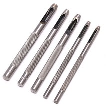견고한 5Pcs/Lot Leather Tools Punch Leathercraft Hole Craft Set 1.5mm-4mm Hollow Belt For Clothing C, 한개옵션0
