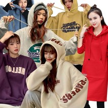여성 빅사이즈 후드티 오버핏 맨투맨 후드집업 라운드티 기모후드티 뽀글이 가디건 목폴라