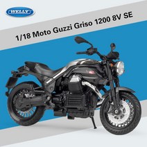 WELLY 1:18 야마하 2020 YZF-R6 다이 캐스트 오토바이 모델 Workable 쇼크 업소버 장난감 선물 컬렉션 B672, 14 MOTO GUZZI Griso
