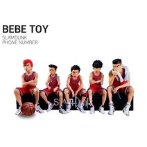 [BeBeToy] 슬램덩크 차량용 주차번호판 -미니피규어 주차알림판세트 = 국내당일배송, 유니폼 버전