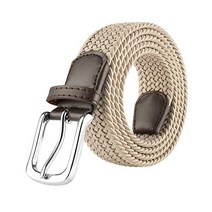 JUKMO 탄성 브레이드 벨트 선물 상자에 스트레치 우븐 벨트, 미디엄(허리 32 quot -35 quot