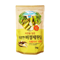 깨끗한 비정제원당, 1kg, 1개