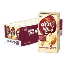 아기랑쌀이랑 유아두유, 170ml, 24개