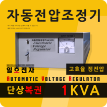 일호전자 AVR 1KVA 단상 복권 자동전압조정기 220V 정전압 변압기 전기 전자 PCB 컴퓨터 오디오 음향 노이즈 필터, AVR 1KVA 단상/복권 노이즈 필터