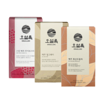 오설록 티백 3종 세트 (루이보스/얼그레이/화산우롱차)