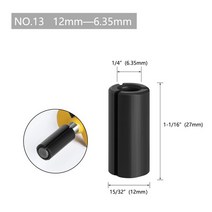 1pc 6mm 6.35mm 8mm 10mm 12mm 12.7mm CNC 라우터 비트 고정밀 어댑터 콜릿 밀링 커터 공구 홀더, [13] NO.13