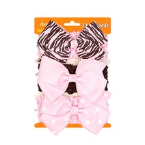 실키 리본 유아 헤어밴드 3종 세트