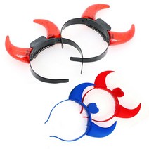 LED 야구 축구 스포츠 응원 머리띠 월드컵 올림픽 운동회 파티 행사 응원도구 응원용품, LED발광머리띠 - 일반형-핑크