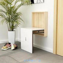 걸상 진입문 휴대용 공간활용 벽부착형 하중 붙박이 슬림 벽걸이 접이식의자 벤치 소, 펀칭 고정 체인 전문 사진