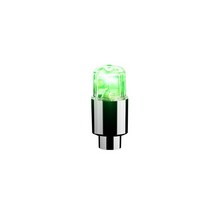 오토바이 장식 악세사리 자동차 2/1PS 자동차 바퀴 LED 빛 Motoyle 자전거 라이트 타이어 밸브 모자 장식, 04 green