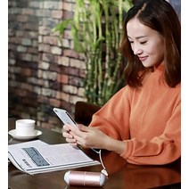 럭키캡슐 USB 디지털 손난로 휴대폰 보조배터리 LED램프 온도조절 크리스마스 연말선물, 골드