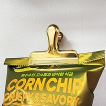 디자인 메탈 집게 골드