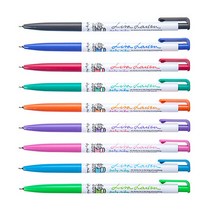 제노 캐릭터볼펜 0.38mm 1타12입, 블랙