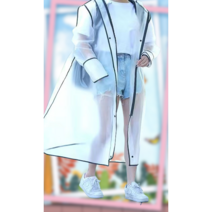 우비 반투명 남여공용 전신 폭우 방지UCH8