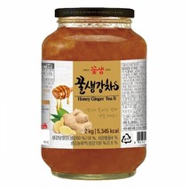 [꽃샘식품] 꿀 생강차S 2kg x 3병, 꽃샘-꿀생강차2㎏ x3