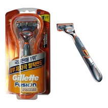 RME609322질레트 저자극 퓨전파워 전기진동 면도기 제모 일회용, 1