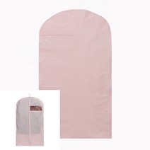 옷커버 핑크 60X110CM 옷걸이커버 옷포장지 부직포의류커버 유산지봉투 투명옷커버 옷덮개 정장커버 폴리비닐 의류포장지