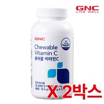 GNC 츄어블비타민C 100 90정 2박스 (총180정 2개월분)