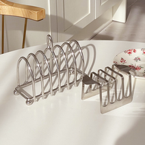 스텐토스트랙 식빵 꽂이 토스트렉 기친랙 주방 정리 용품 티코스터 냅킨, 스퀘어 다용도 랙