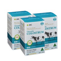 호주 JNC Colostrum 제이엔씨 츄어블 초유 100igG 200정 3개