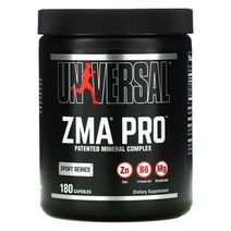 유니버설 뉴트리션 Universal Nutrition 스포츠 시리즈 ZMA Pro 90캡슐 180캡슐 모음, 90정