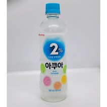 롯데칠성 2프로부족할때 아쿠아, 6개입, 500ml