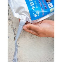 콘크리트 균열 보수제 외벽 보수 지붕 크랙 방수 충진제 필러 접착제 틈새, 500mL 그레이 5봉지