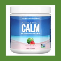 Natural Vitality 네츄럴 바이탈리티 마그네슘 226g 스테비아잎 추출물 수박맛 Magnesium Carbonate stevia leaf extract