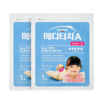 메디터치A 5mm 폼 10 x 10cm 2개, 1세트