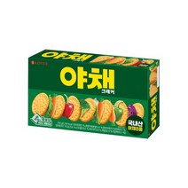 롯데 야채크래커 249g 2개 쫀듯한 바삭한 수제쿠키 사무실간식, 24개